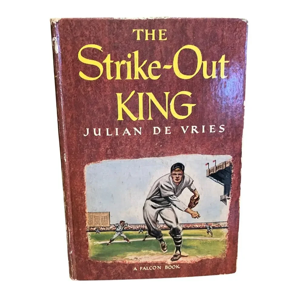 Vintage 1948 The Strike-Out King Julian De Vries Falcon Book‎ Hardcover